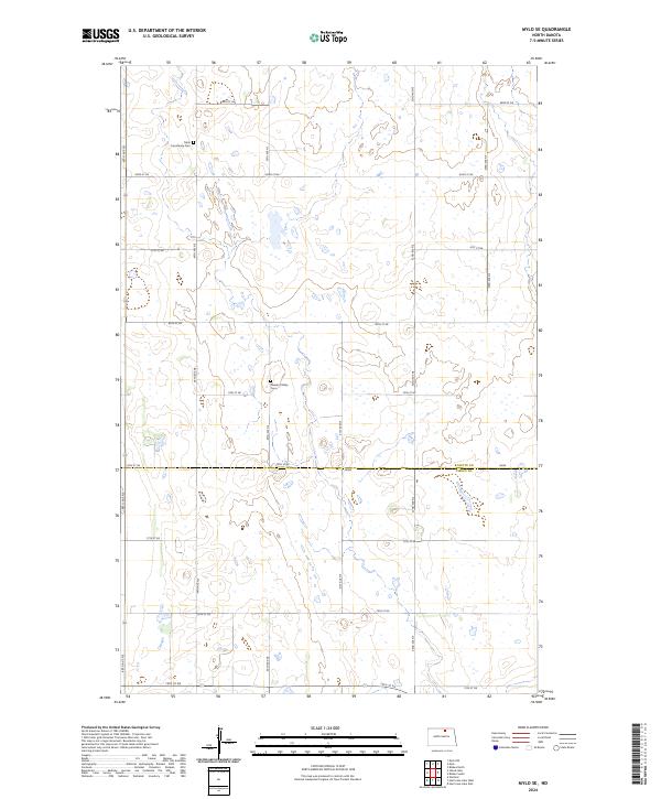 Mylo SE topographic map thumbnail