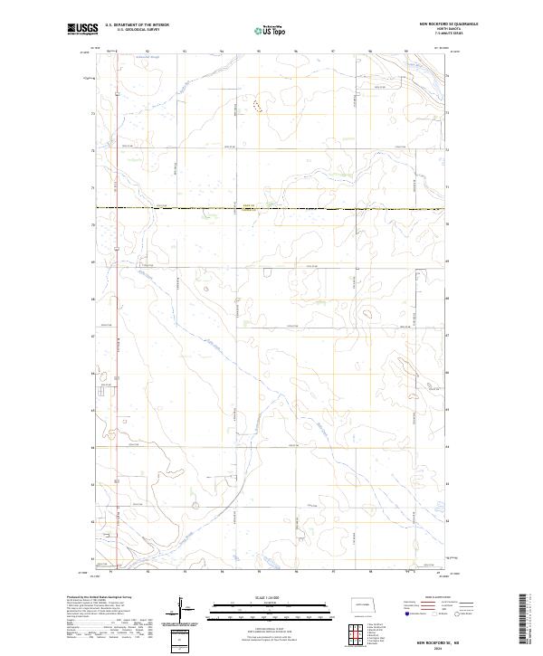 New Rockford SE topographic map thumbnail