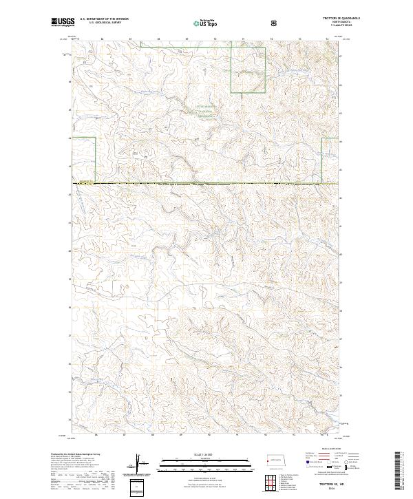 Trotters SE topographic map thumbnail