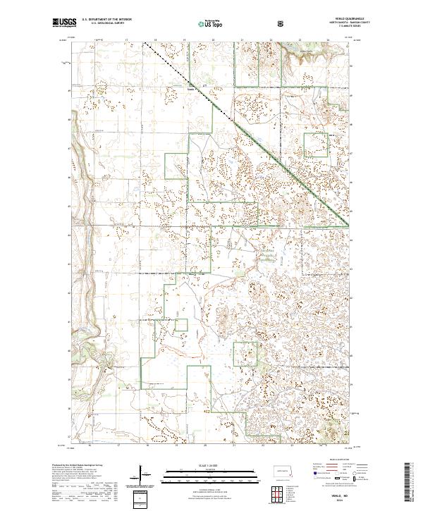 Venlo topographic map thumbnail
