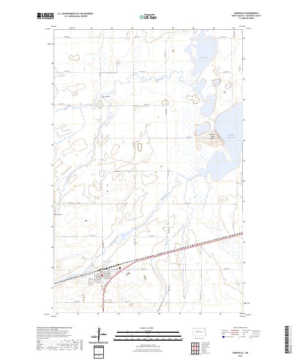 Granville topographic map thumbnail
