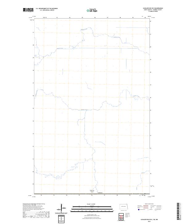Cavalier NW OE N topographic map thumbnail
