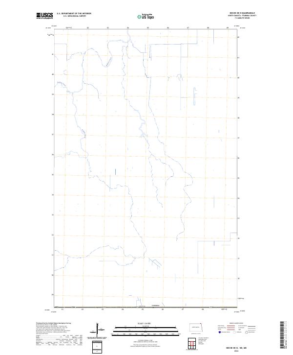 Neche OE N topographic map thumbnail