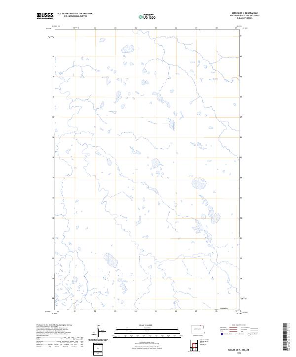 Sarles OE N topographic map thumbnail