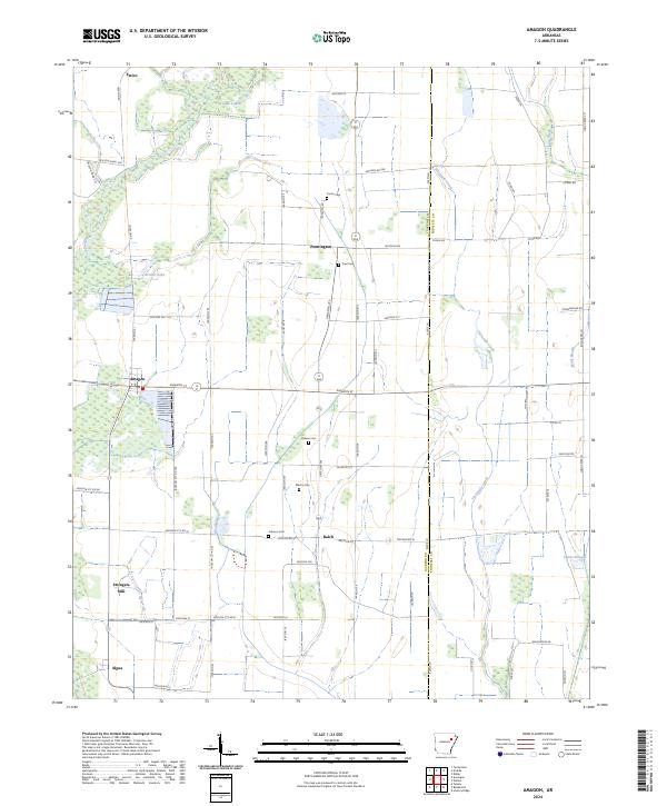 Amagon topographic map thumbnail
