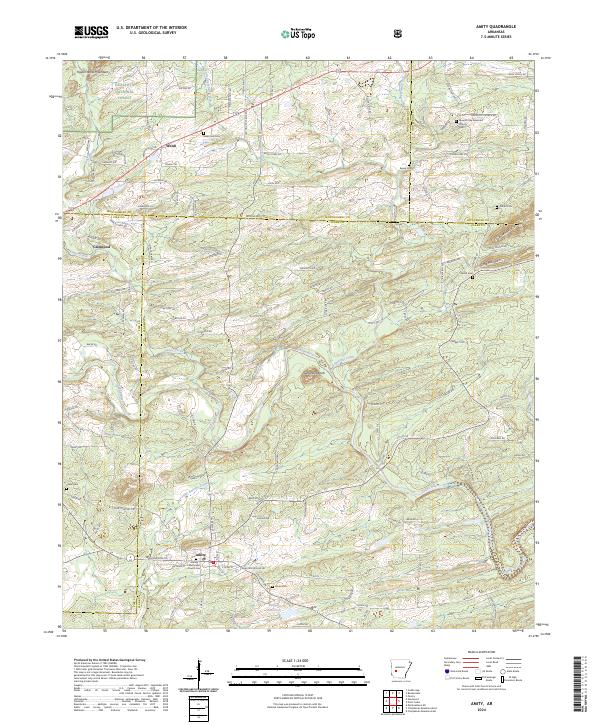 Amity topographic map thumbnail