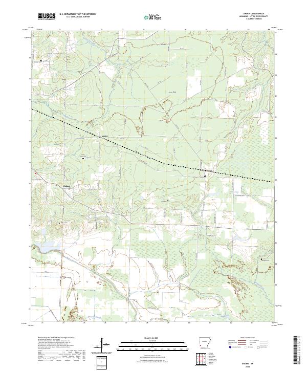 Arden topographic map thumbnail