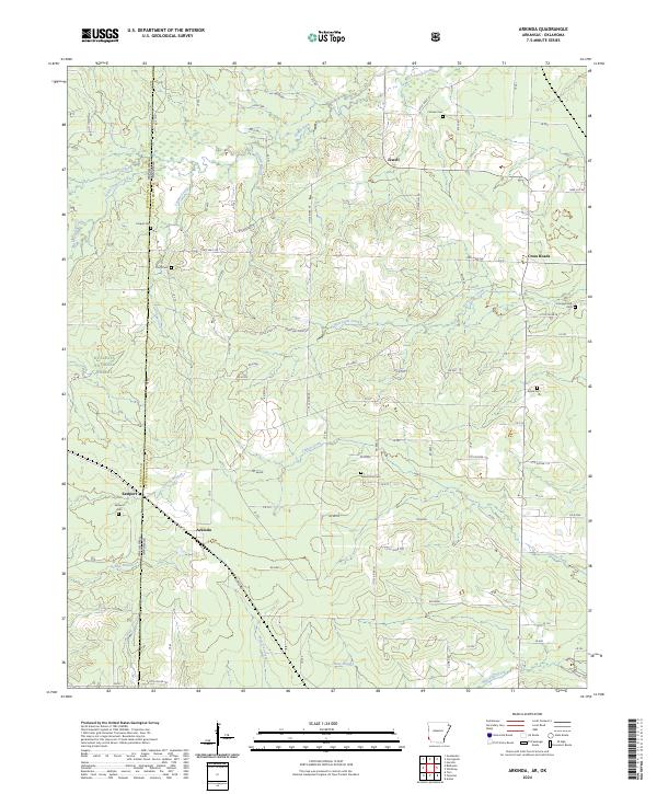 Arkinda topographic map thumbnail