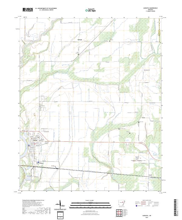 Augusta topographic map thumbnail