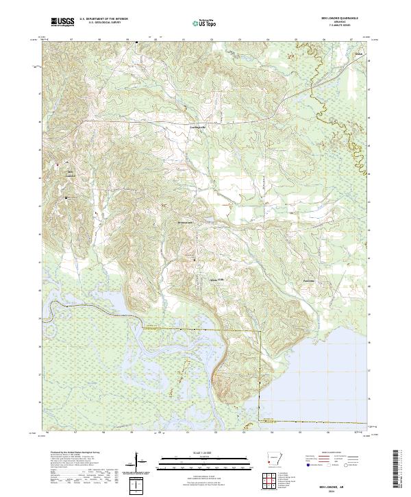 Ben Lomond topographic map thumbnail