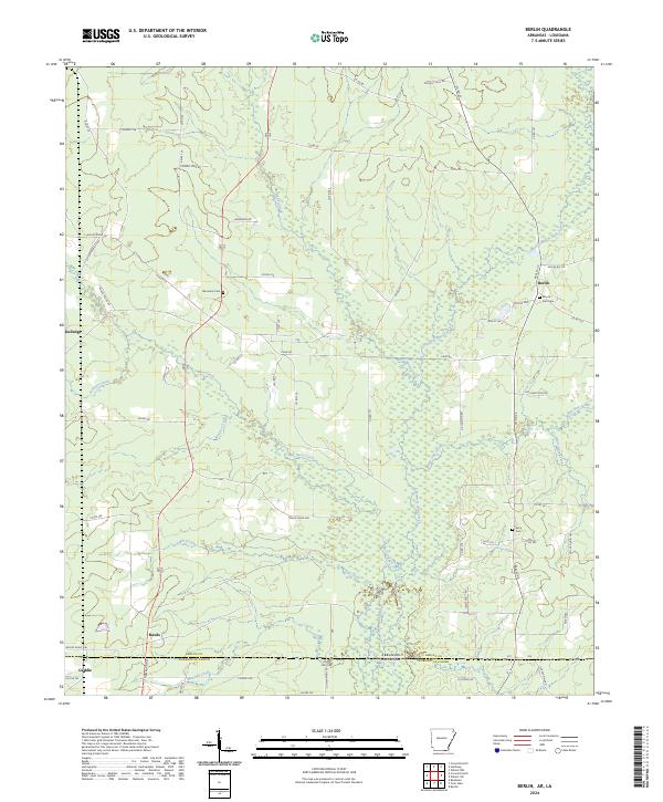 Berlin topographic map thumbnail