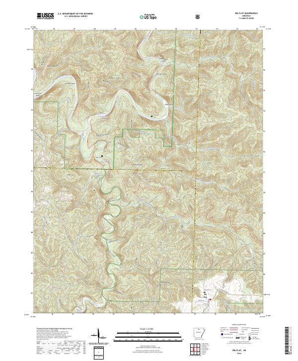Big Flat topographic map thumbnail