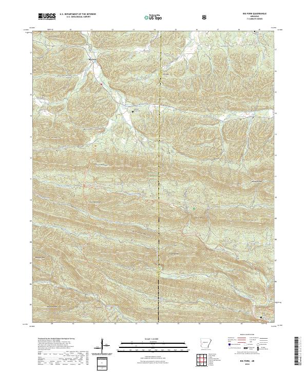 Big Fork topographic map thumbnail