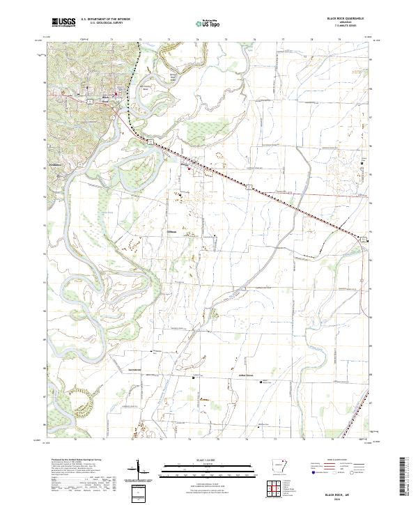 Black Rock topographic map thumbnail