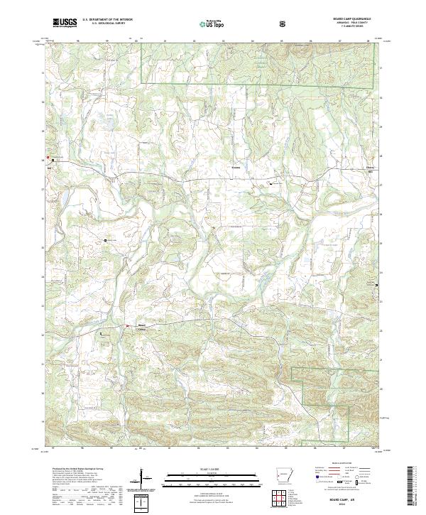 Board Camp topographic map thumbnail