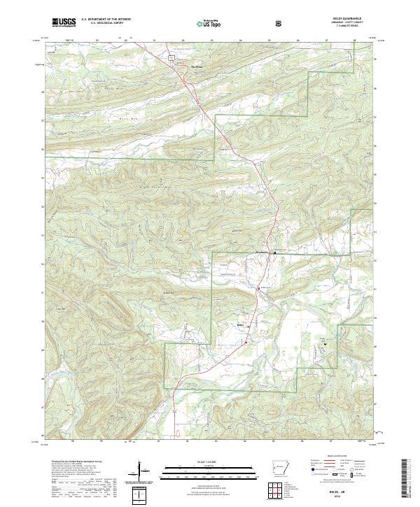 Boles topographic map thumbnail
