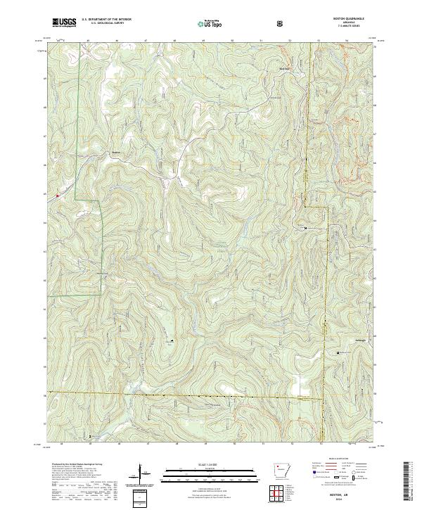 Boston topographic map thumbnail