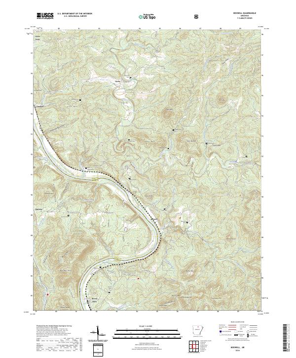 Boswell topographic map thumbnail