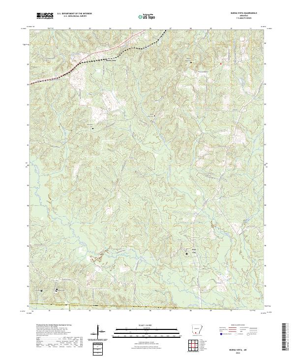 Buena Vista topographic map thumbnail
