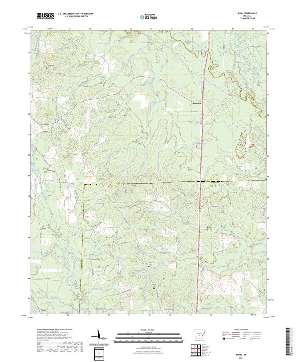 Bunn topographic map thumbnail