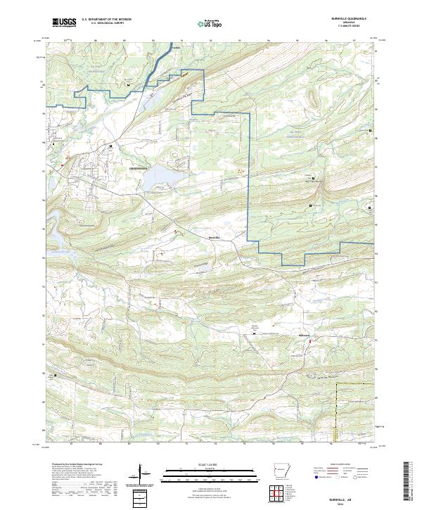 Burnville topographic map thumbnail