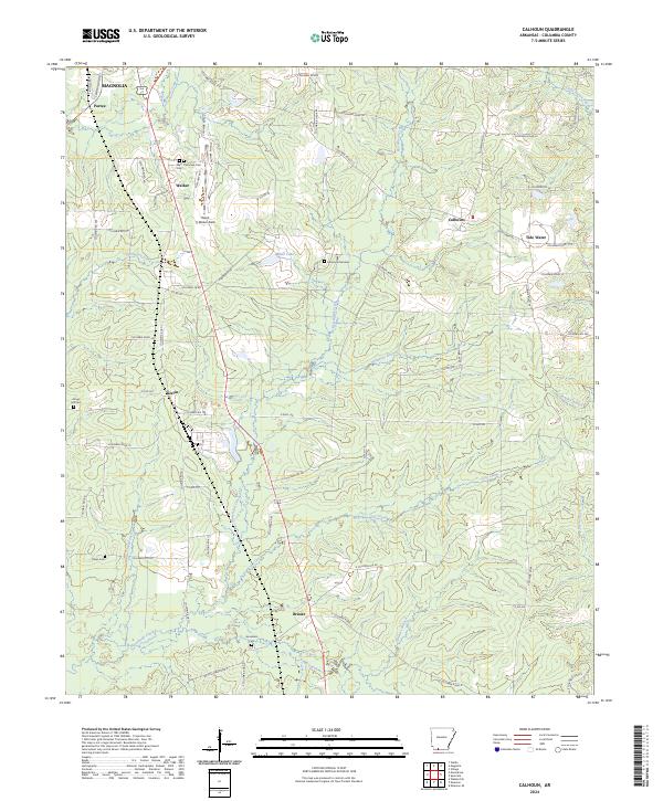 Calhoun topographic map thumbnail