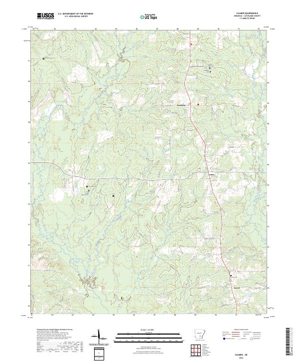 Calmer topographic map thumbnail