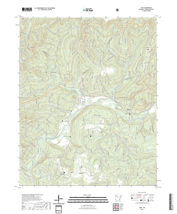 Cass topographic map thumbnail