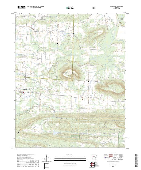 Caulksville topographic map thumbnail