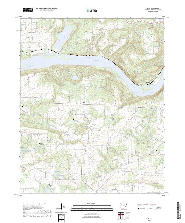 Cecil topographic map thumbnail