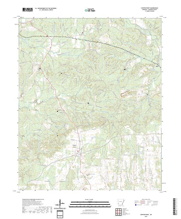 Center Point topographic map thumbnail
