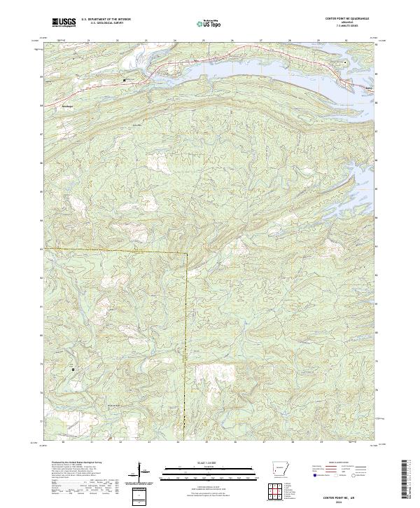 Center Point NE topographic map thumbnail