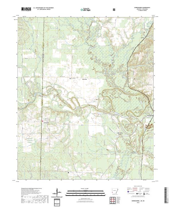 Cerrogordo topographic map thumbnail