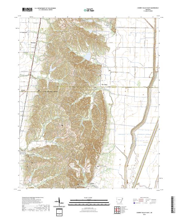 Cherry Valley East topographic map thumbnail