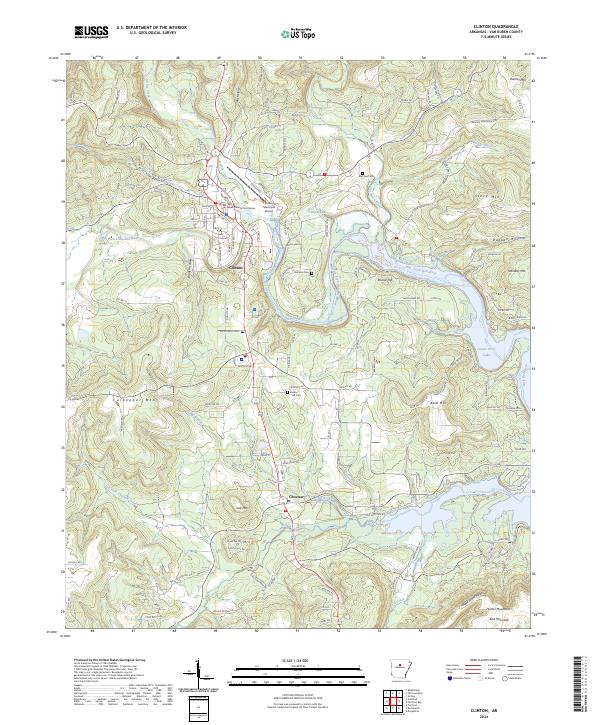 Clinton topographic map thumbnail