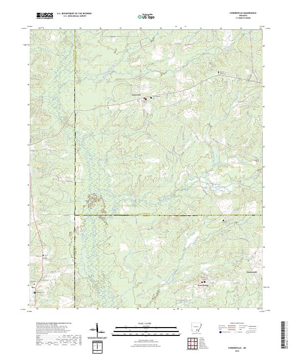 Cornerville topographic map thumbnail