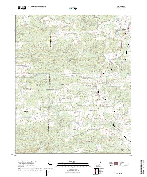 Cove topographic map thumbnail