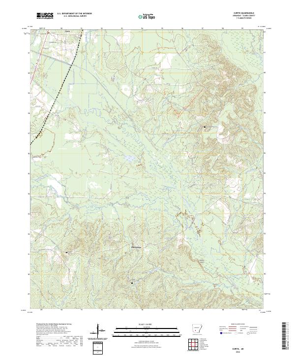 Curtis topographic map thumbnail