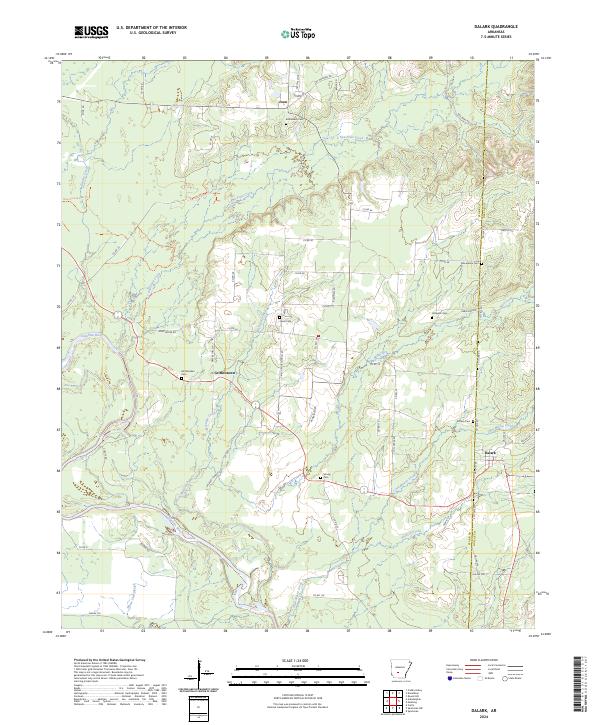 Dalark topographic map thumbnail