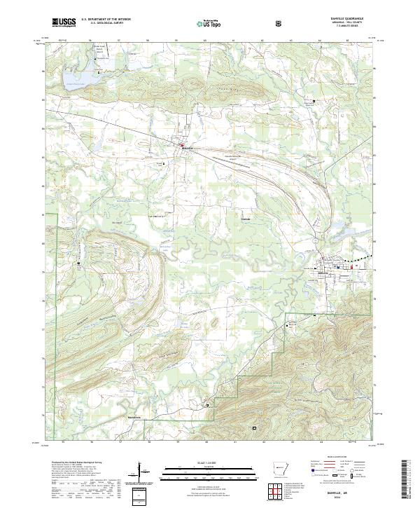 Danville topographic map thumbnail