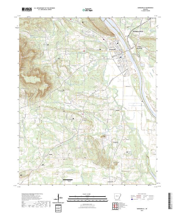 Dardanelle topographic map thumbnail