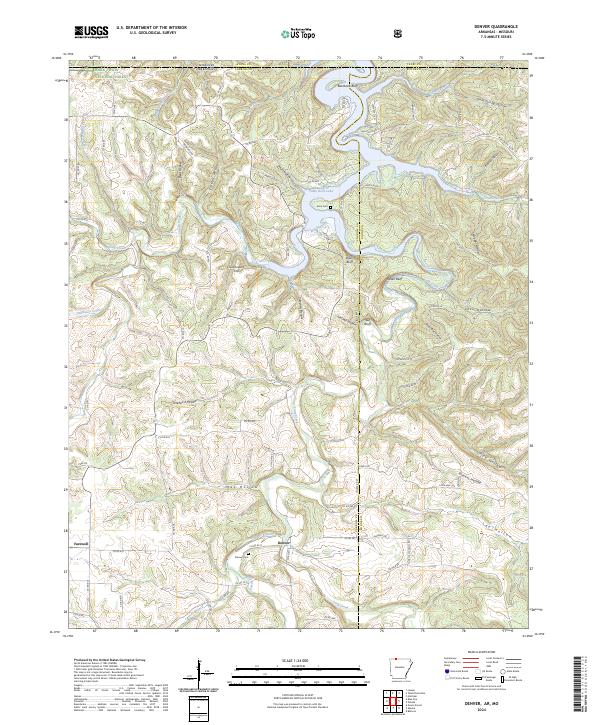 Denver topographic map thumbnail