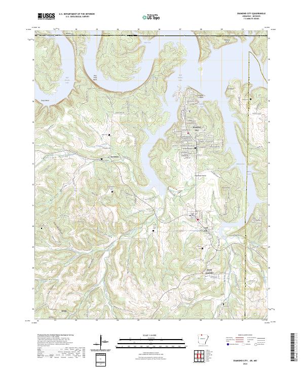 Diamond City topographic map thumbnail