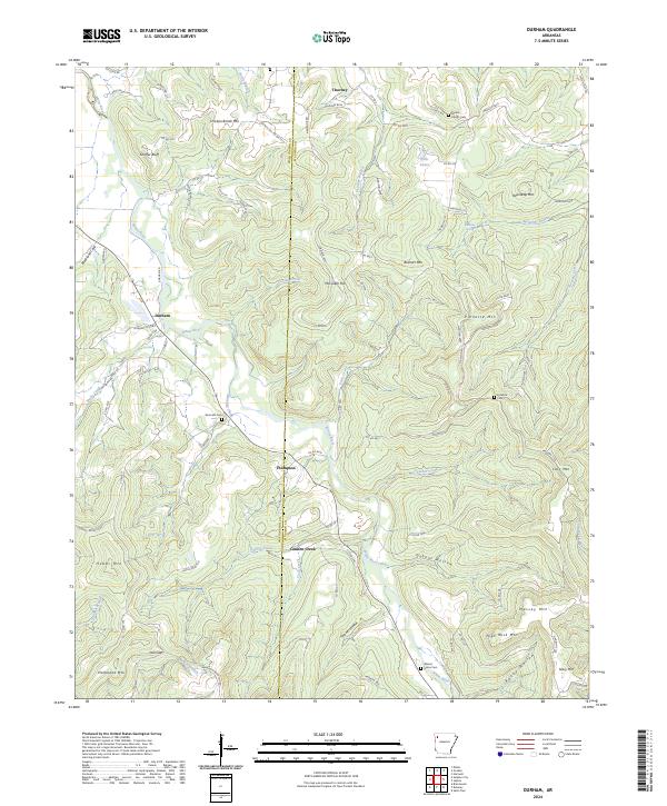 Durham topographic map thumbnail