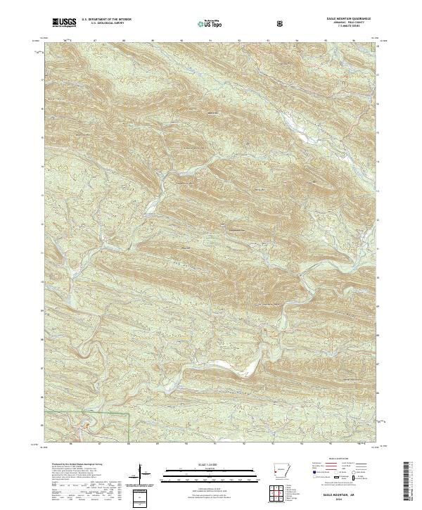 Eagle Mountain topographic map thumbnail
