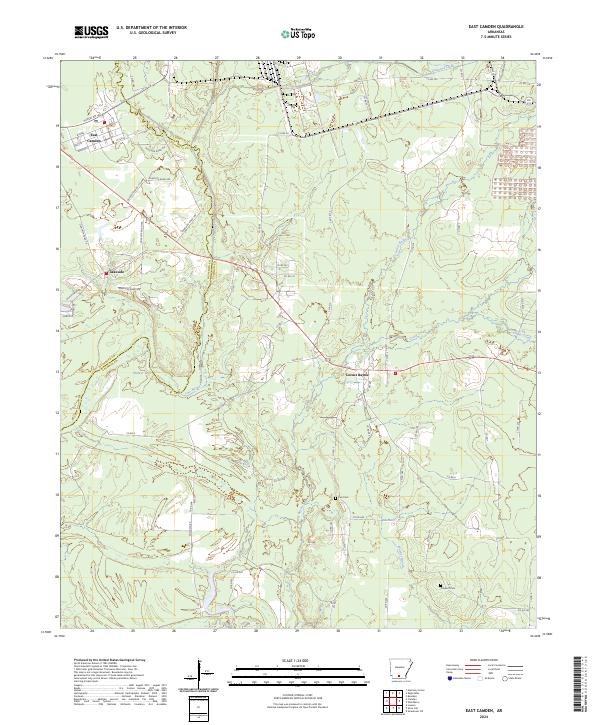 East Camden topographic map thumbnail