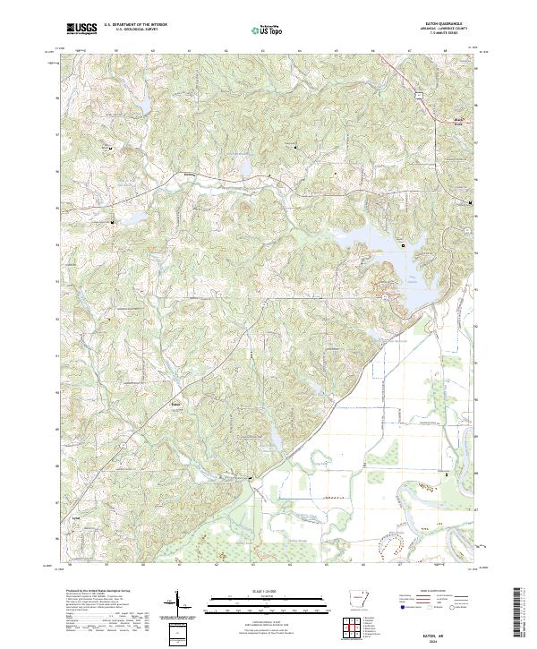 Eaton topographic map thumbnail
