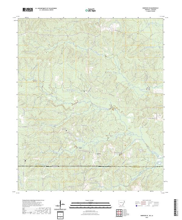Emerson SE topographic map thumbnail