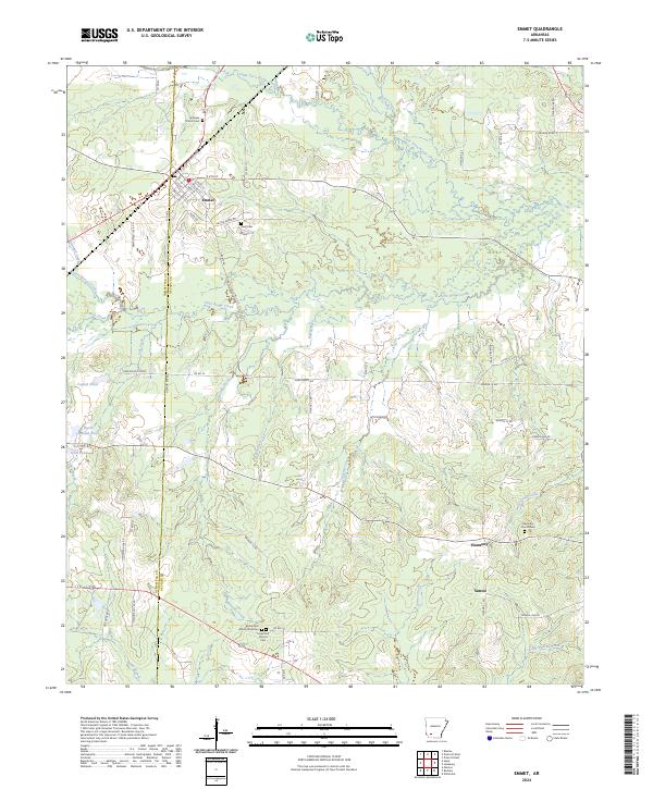 Emmet topographic map thumbnail