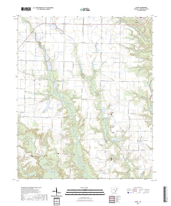 Ethel topographic map thumbnail